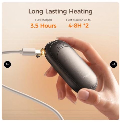 Ocoopa UT3 Lite charging via USB-C