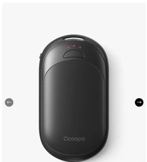 Ocoopa UT3 Lite rechargeable magnetic hand warmer
