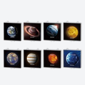 POCOCO Galaxy Projector disc sample showing real astrophotography starry-sky imagery
