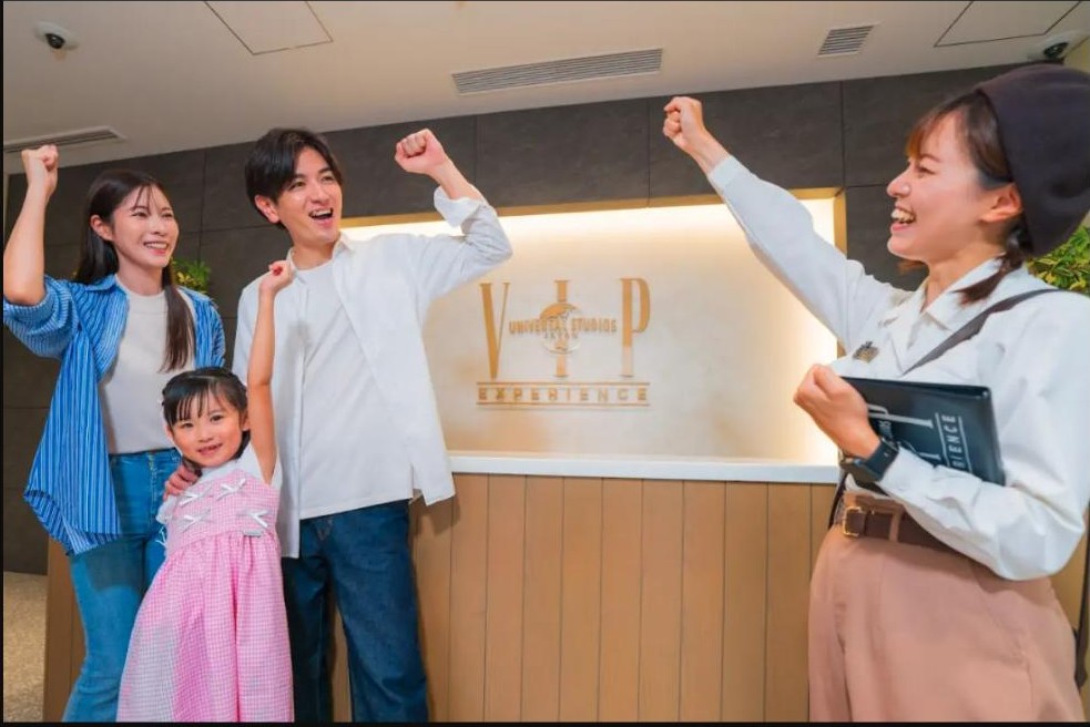 Universal Studios Japan VIP Experience Tour check-in at the VIP Reception